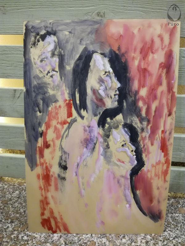 oil on canvas - olio su tela di Piro
